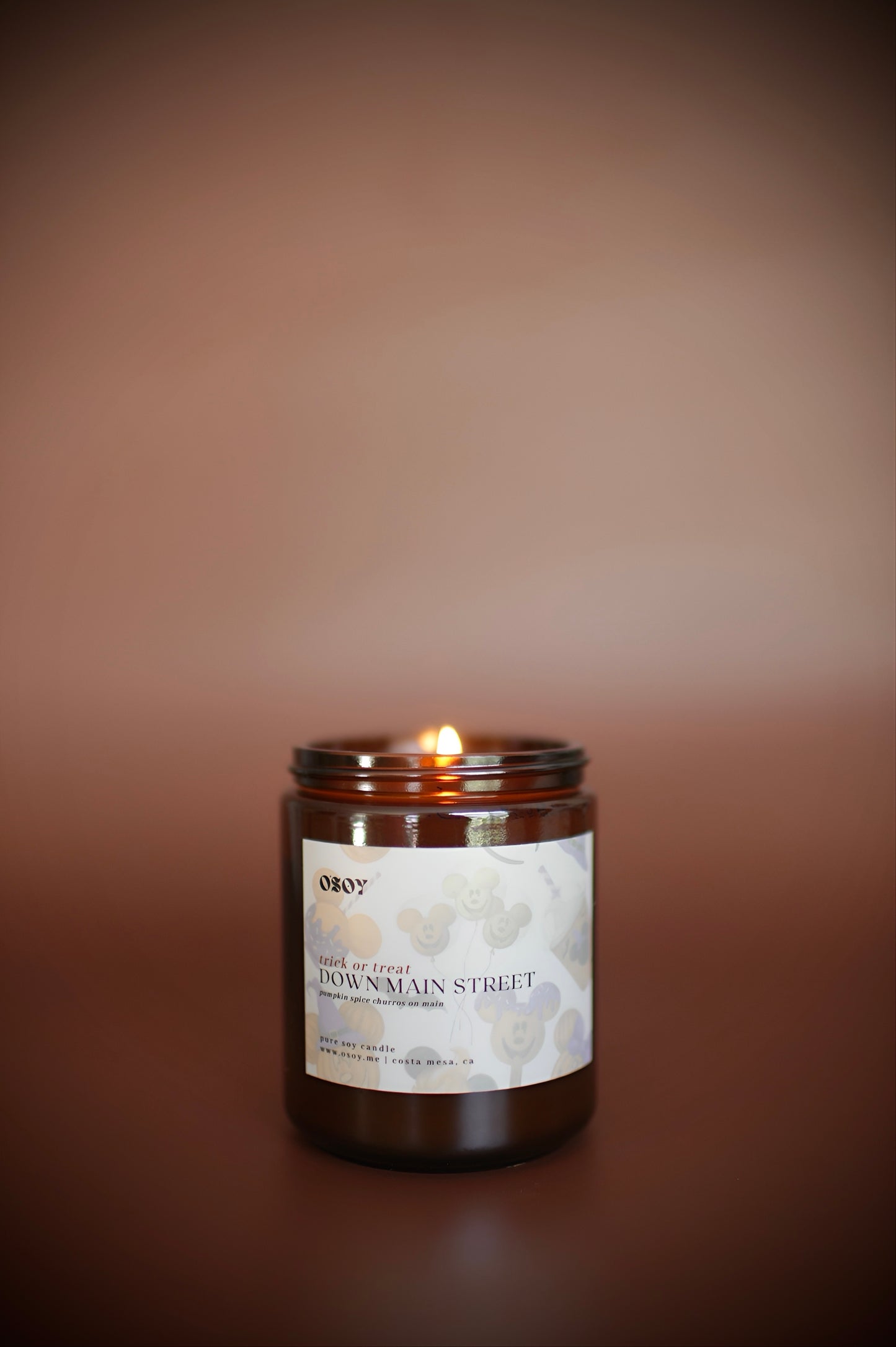 Trick or Treat Down Main Street- Halloween Soy Candles (7oz & 12oz)