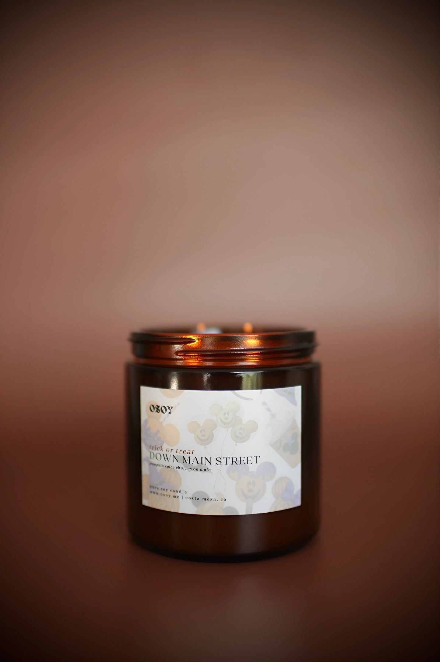 Trick or Treat Down Main Street- Halloween Soy Candles (7oz & 12oz)