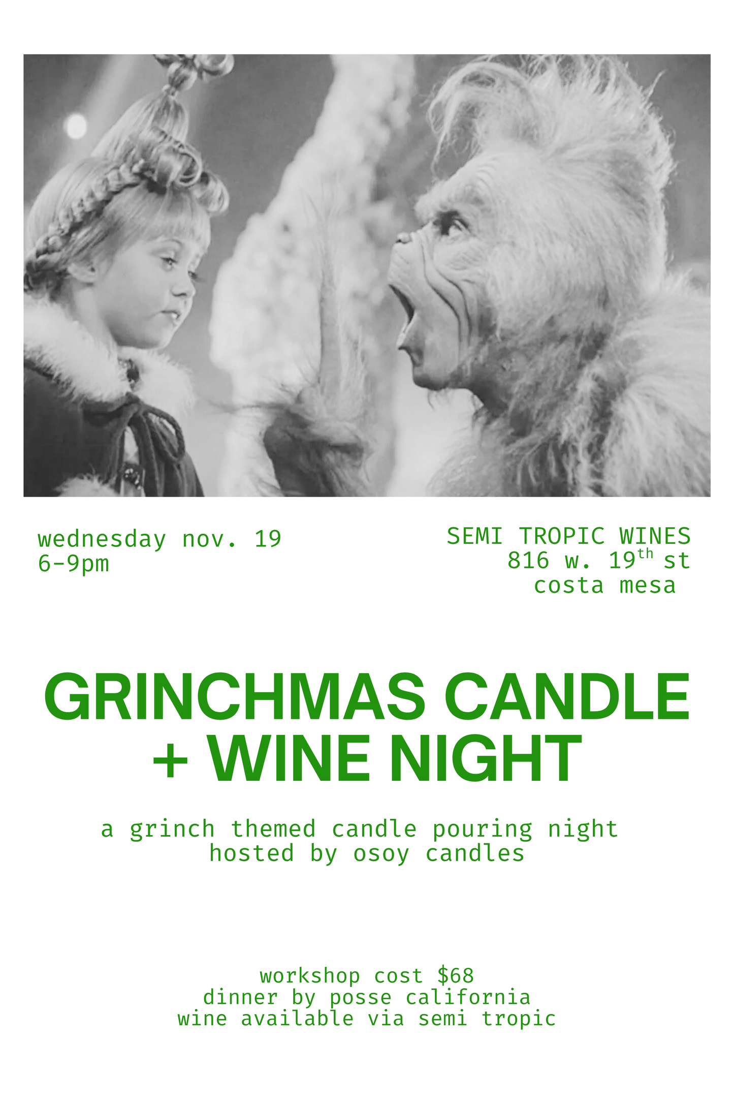 November Candle Making Workshop & Wine Night @ SEMI TROPIC WINES