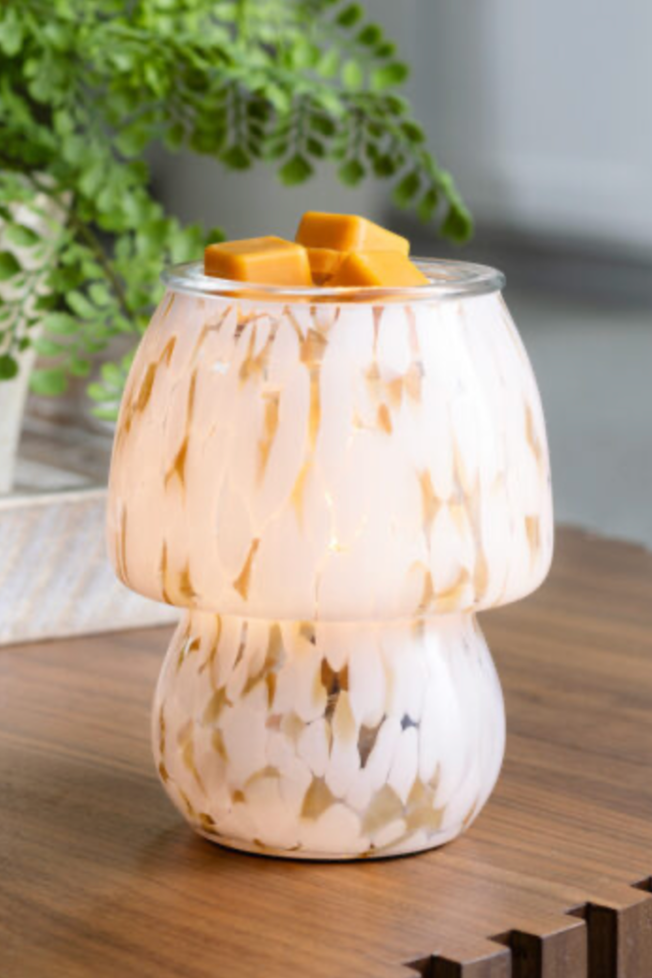 Art Glass Lamp Vintage Bulb Wax Melt Warmer