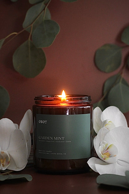 Garden Mint- Soy Candles (7oz & 12oz)