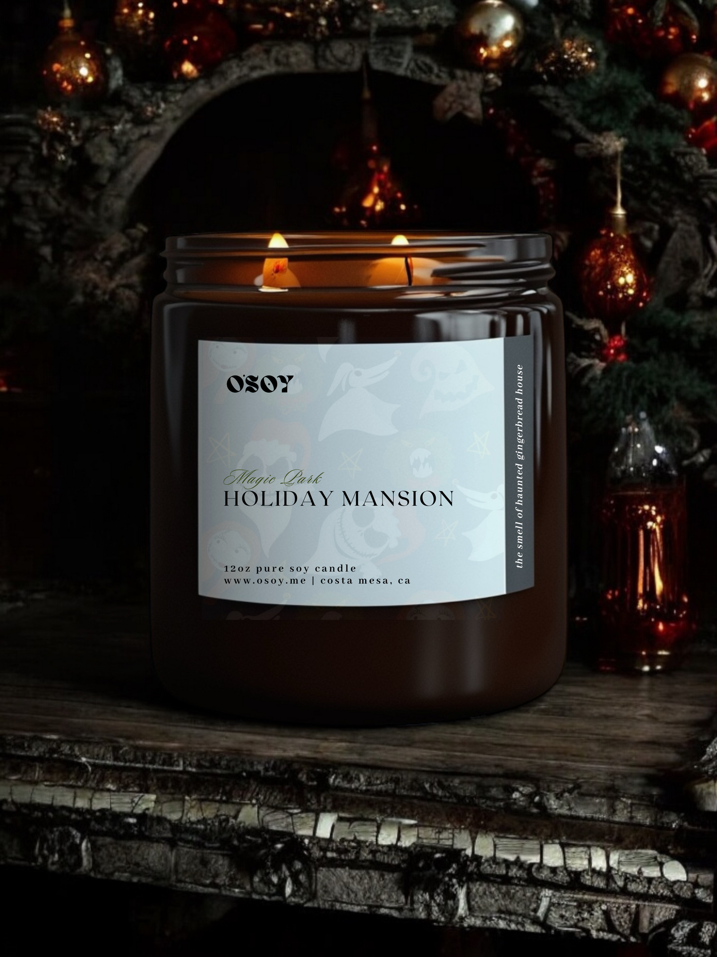 Magic Park Holiday Mansion- Soy Candles (7oz & 12oz)