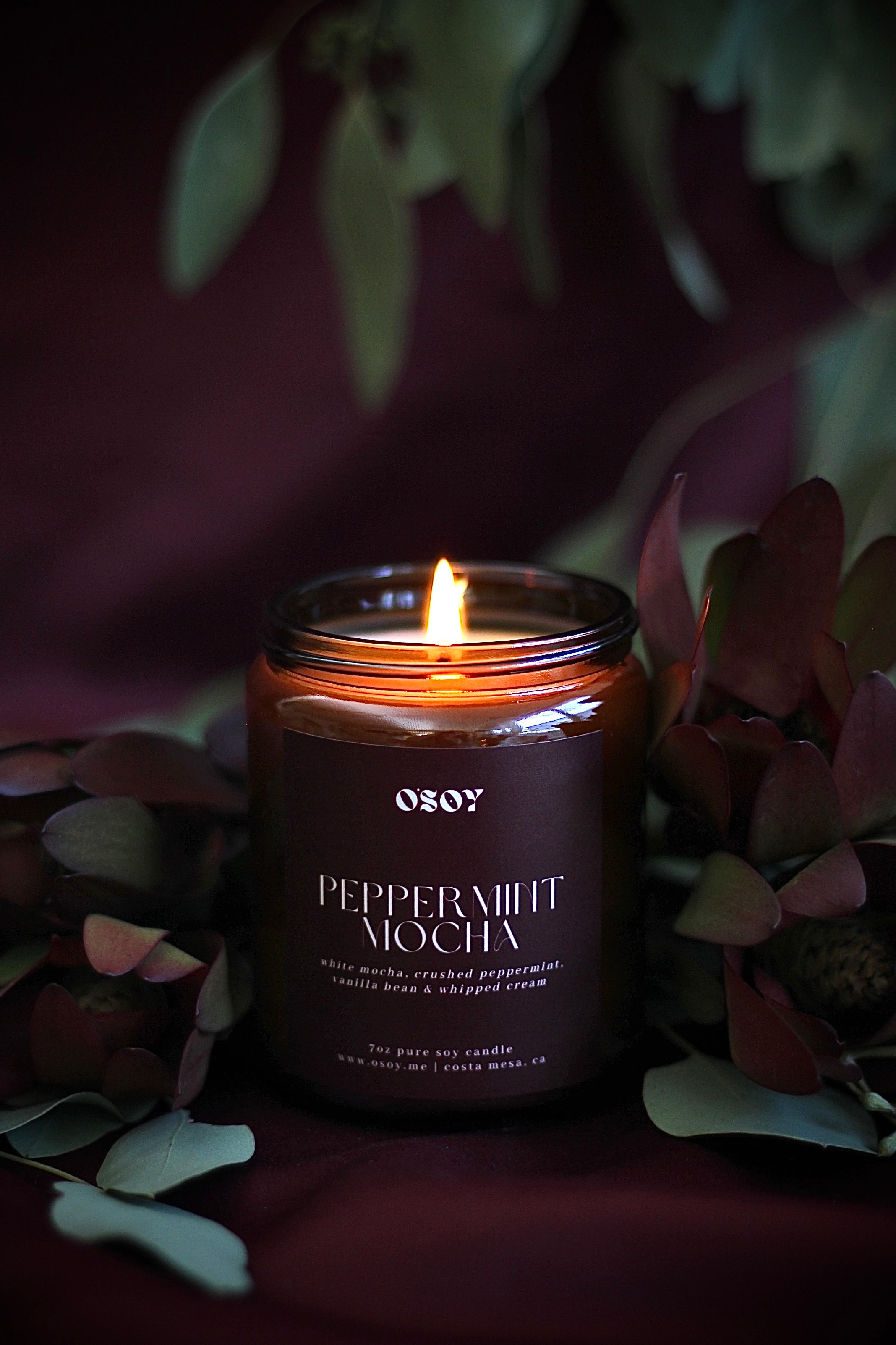 Peppermint Mocha- 7oz Soy Candle