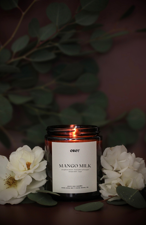 Mango Milk Soy Candles (7-12oz)