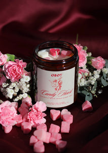 Candy Heart Candle- 7oz Soy Candle