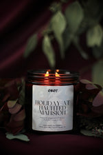 Load image into Gallery viewer, Holiday at Haunted Mansion (D-Land Park Inspired)- Large 14oz Soy Candle
