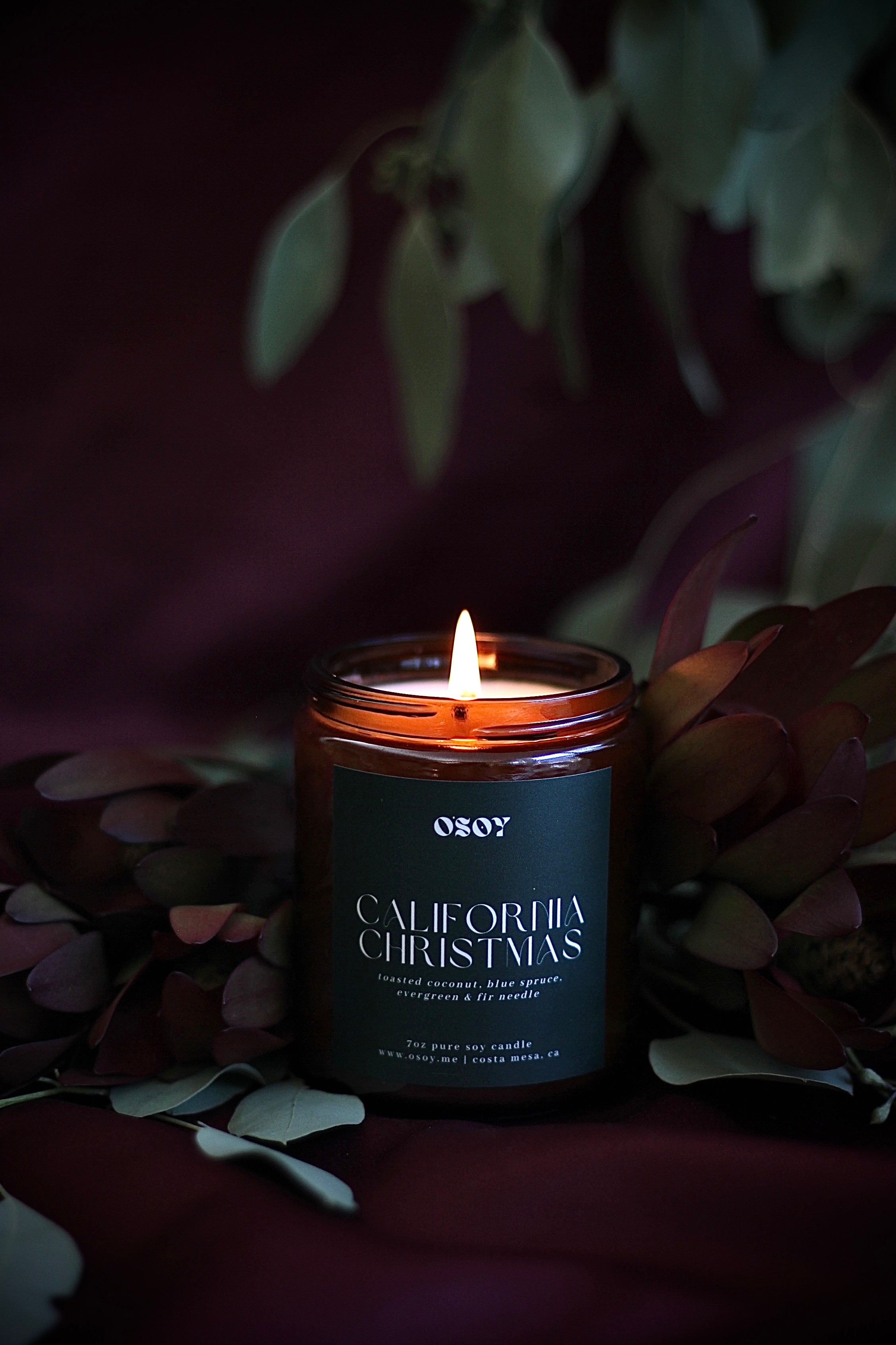 California Christmas- 7oz Soy Candle