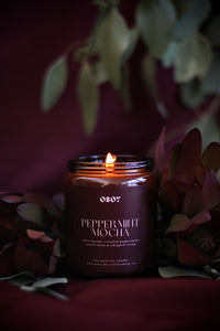 Peppermint Mocha- 7oz Soy Candle