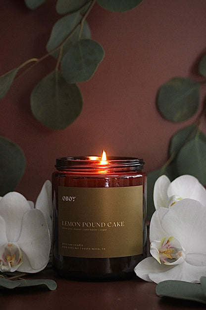 Lemon Pound Cake- Soy Candles (7oz & 12oz)