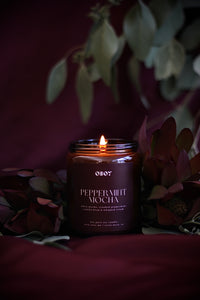 Peppermint Mocha- 7oz Soy Candle