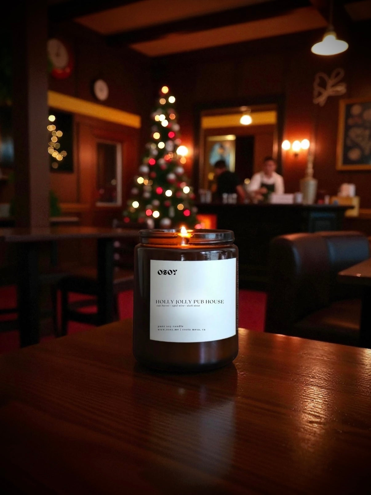 Holly Jolly Pub House- Soy Candles (7oz & 12oz)