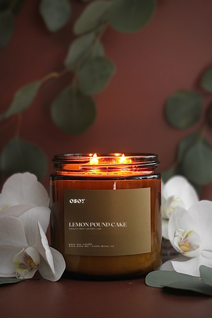 Lemon Pound Cake- Soy Candles (7oz & 12oz)
