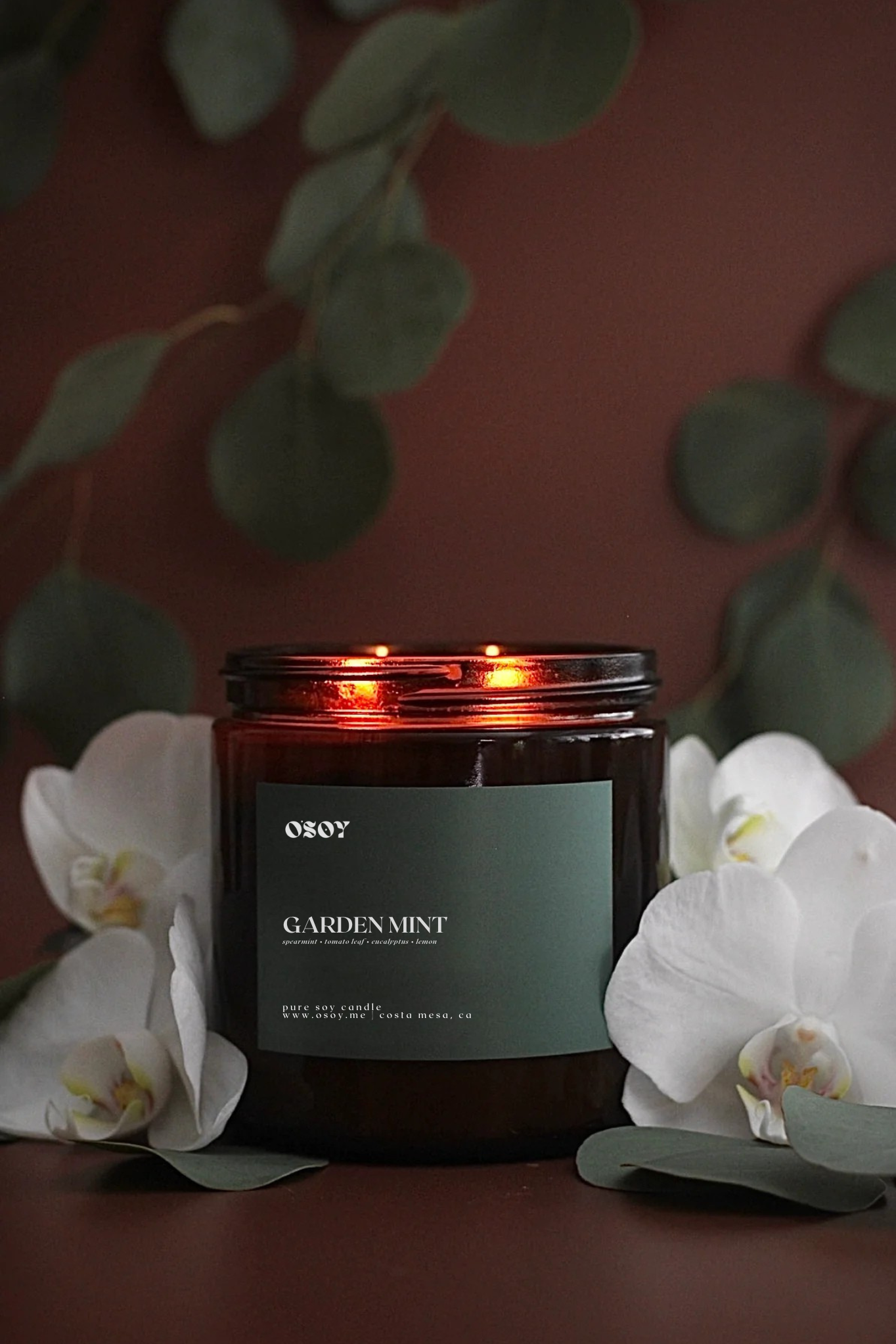 Garden Mint- Soy Candles (7oz & 12oz)