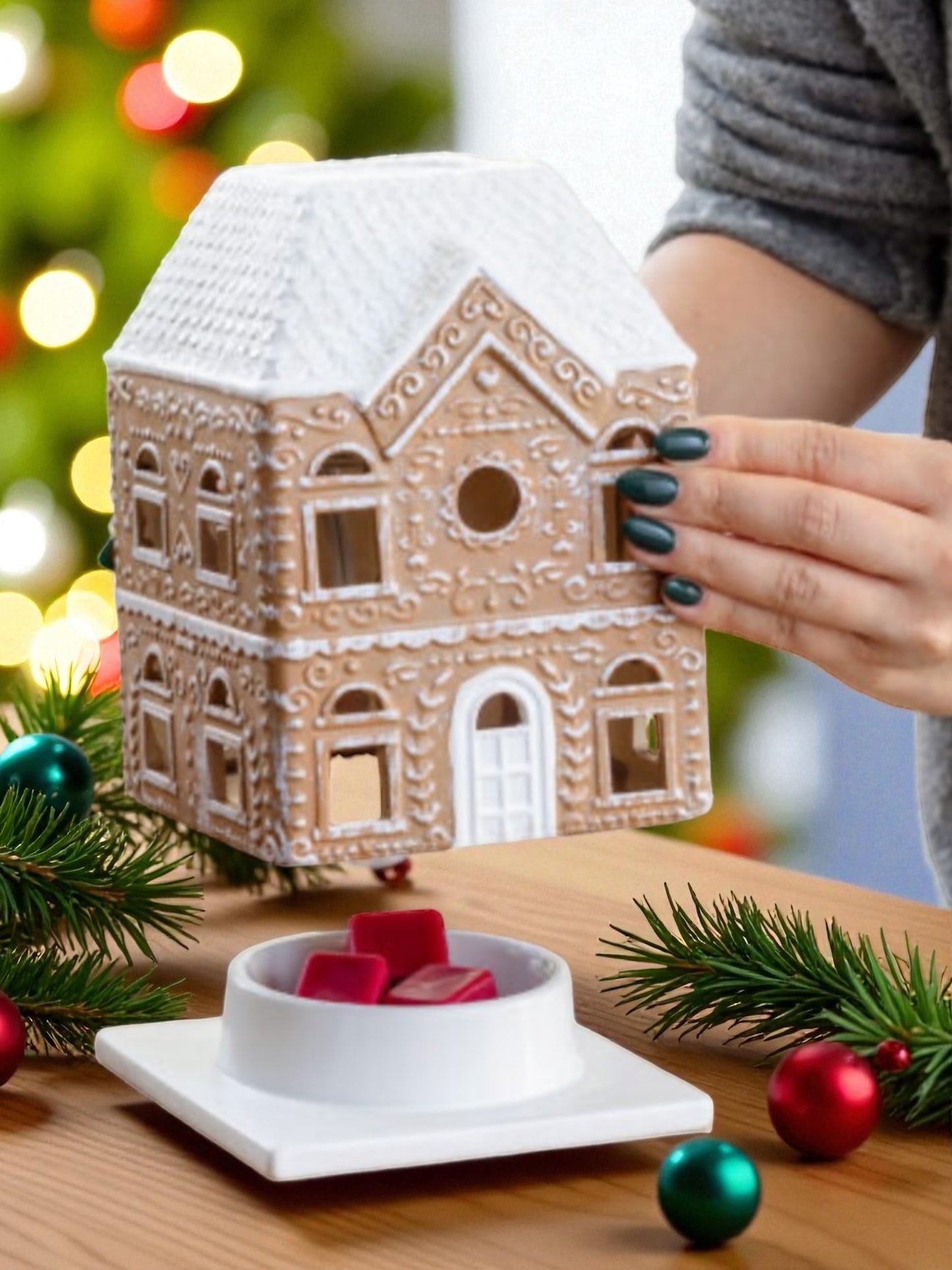 Gingerbread House Canopy Wax Melt Warmer