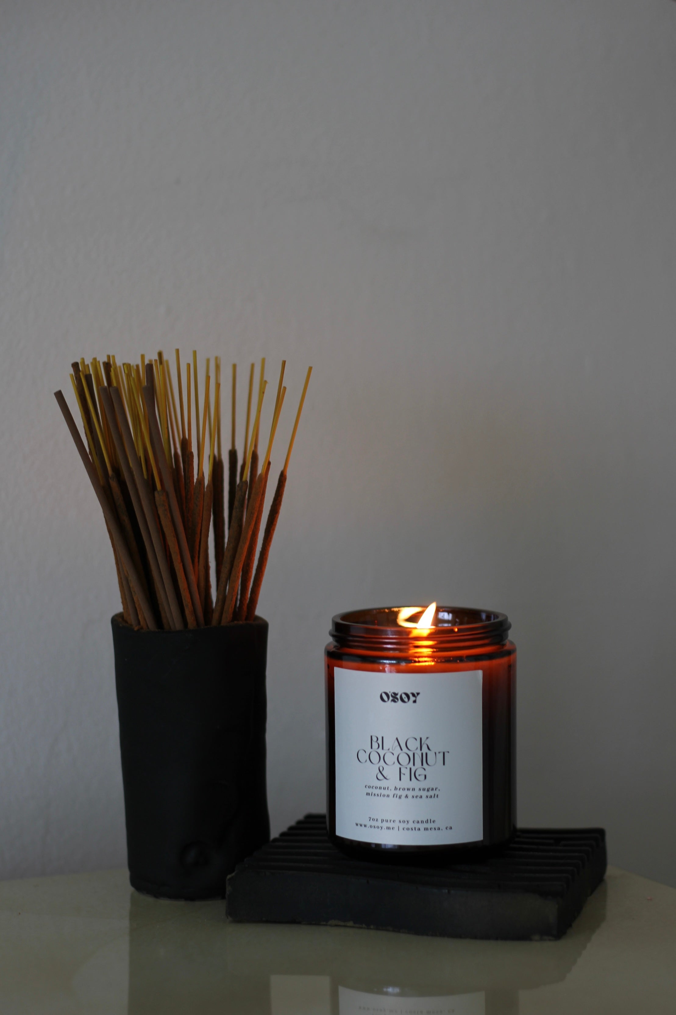 Black Coconut & Fig- 7oz Soy Candle