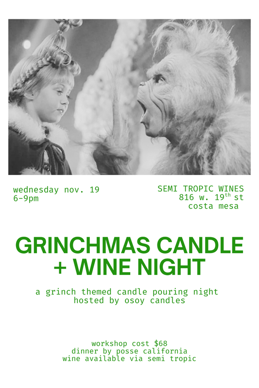 November Candle Making Workshop & Wine Night @ SEMI TROPIC WINES