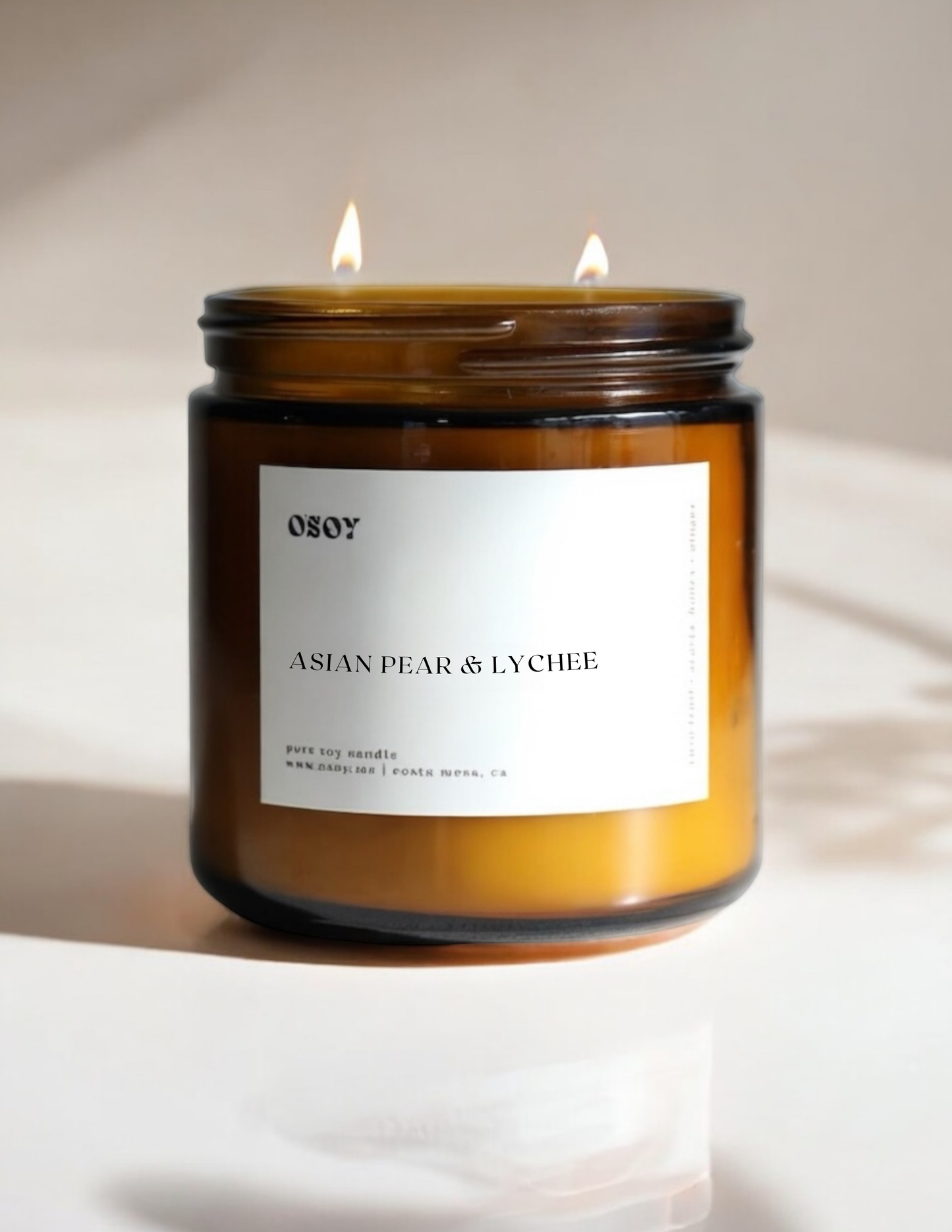Asian Pear & Lychee- Soy Candles (7oz & 12oz)