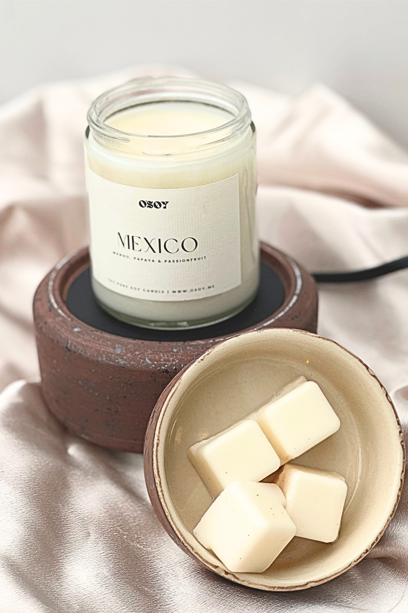 Candle & Wax Melt Warmer: Tuscany Clay