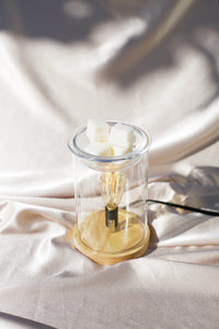 Wax Melt Warmer: Wood & Glass Vintage Bulb